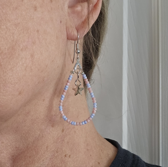 Patriotic Earrings - Picture 4 of 4
